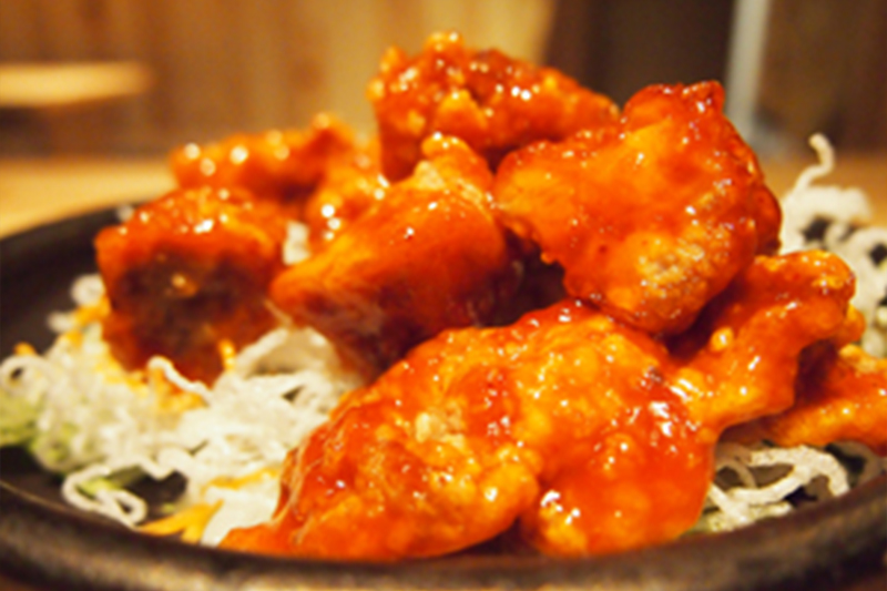 若鶏のチリソース炒め