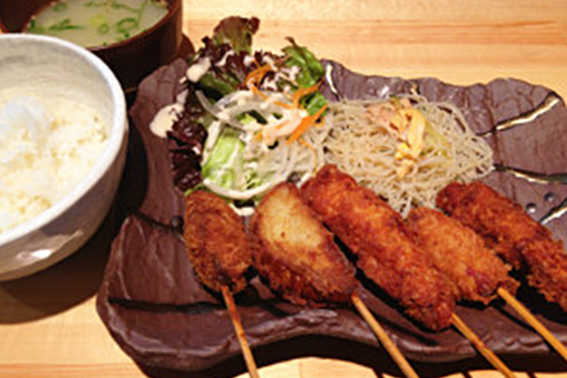 串かつ定食