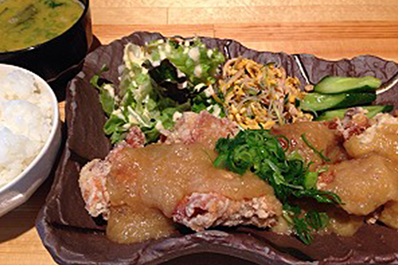 みぞれあんかけ唐揚げ定食